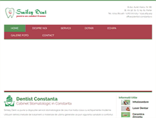 Tablet Screenshot of dentist-constanta.ro